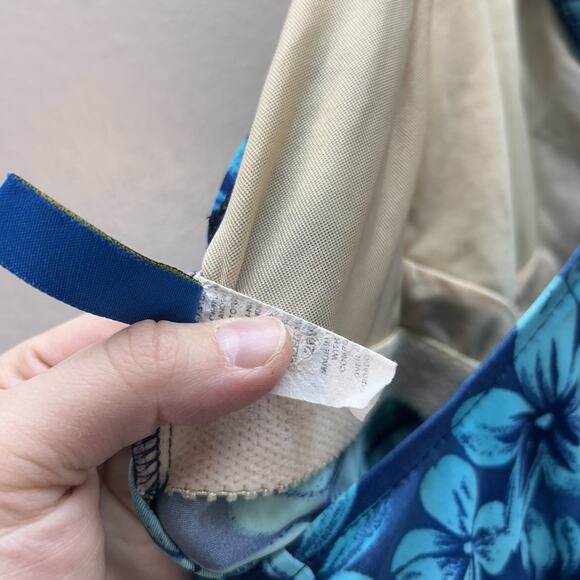 Maxine of Hollywood Floral Swim Dress One Piece Swimsuit Size 26W Vintage - Picture 7 of 8